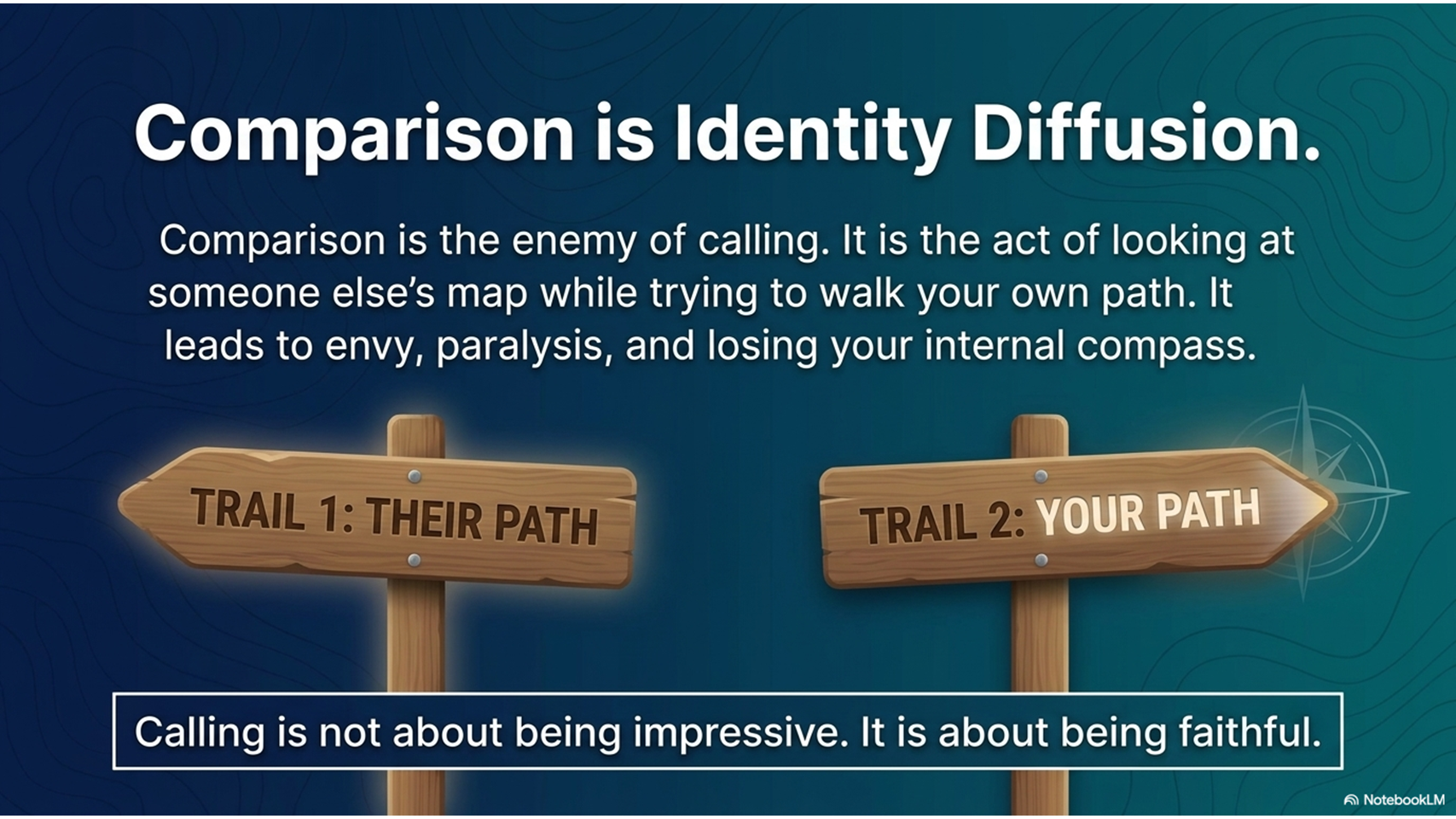 Comparison Is Identity Diffusion