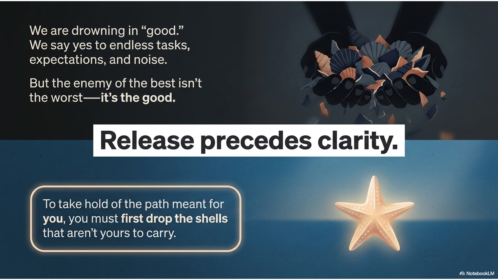 Release Precedes Clarity